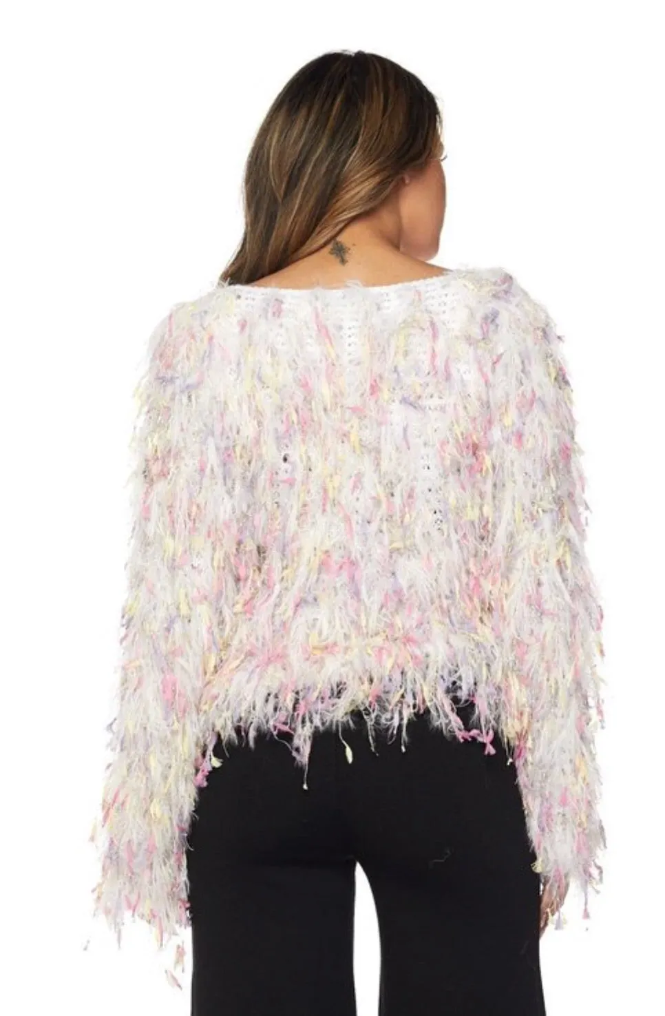 Tassel Sweater | White