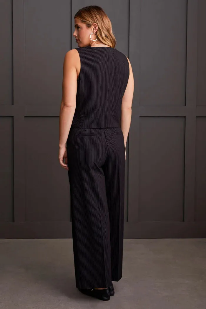 Tribal Pinstripe Vest