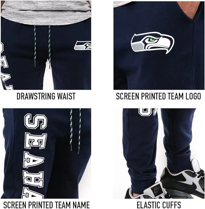 Ultra Game NFL Official Adults Active Super Soft Fleece Game Day Jogger Sweatpants - Unisex, Los Angeles Chargers|Los Angeles Chargers