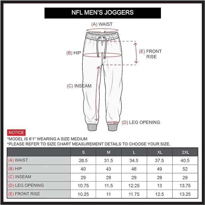 Ultra Game NFL Official Adults Active Super Soft Fleece Game Day Jogger Sweatpants - Unisex, Los Angeles Chargers|Los Angeles Chargers