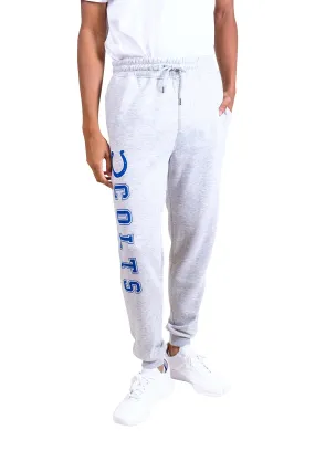 Ultra Game NFL Official Adults Super Soft Game Day Jogger Sweatpants - Unisex, Indianapolis Colts, Heather Gray|Indianapolis Colts