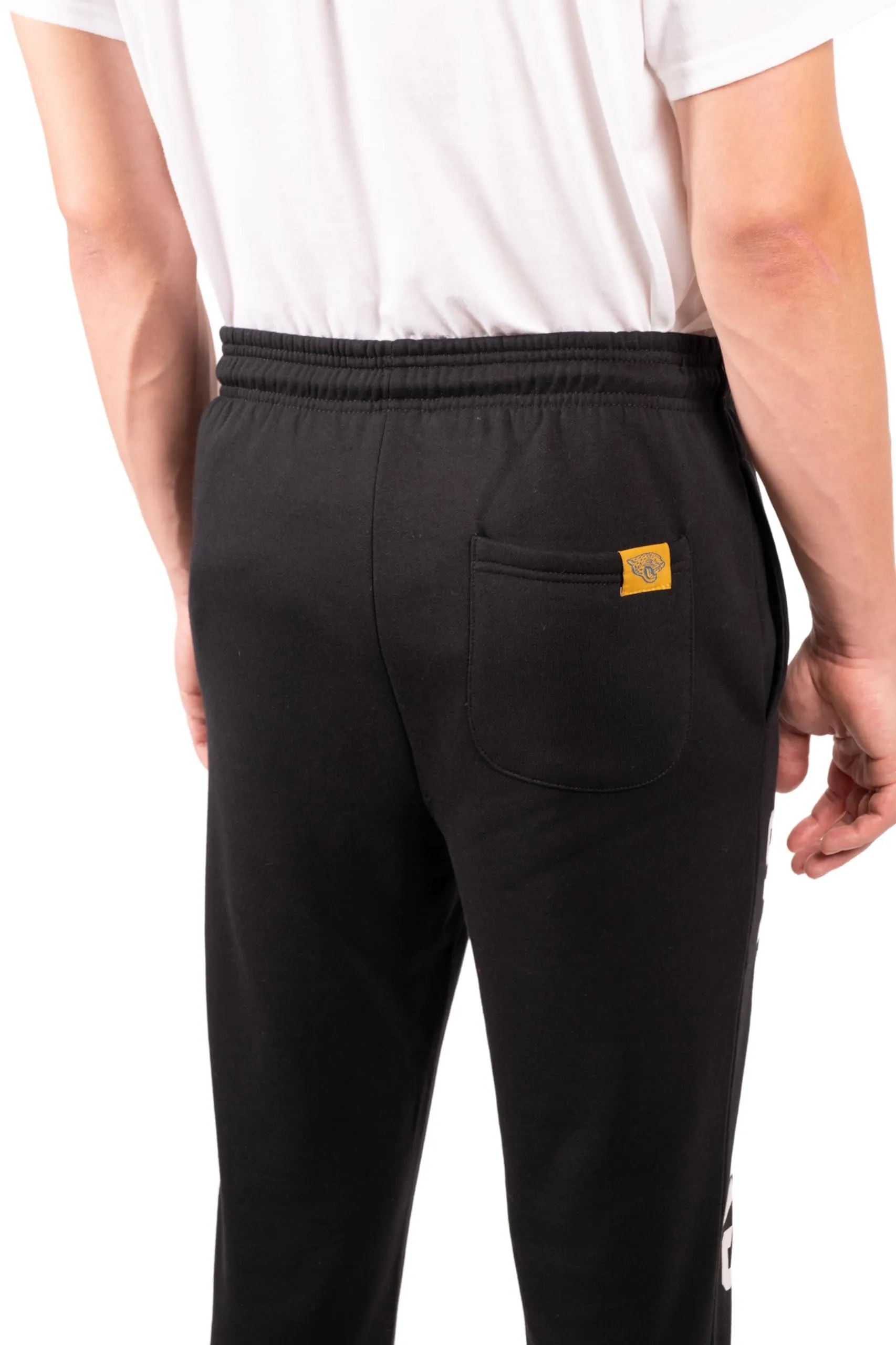 Ultra Game NFL Official Adults Super Soft Game Day Jogger Sweatpants - Unisex, Jacksonville Jaguars, Black|Jacksonville Jaguars