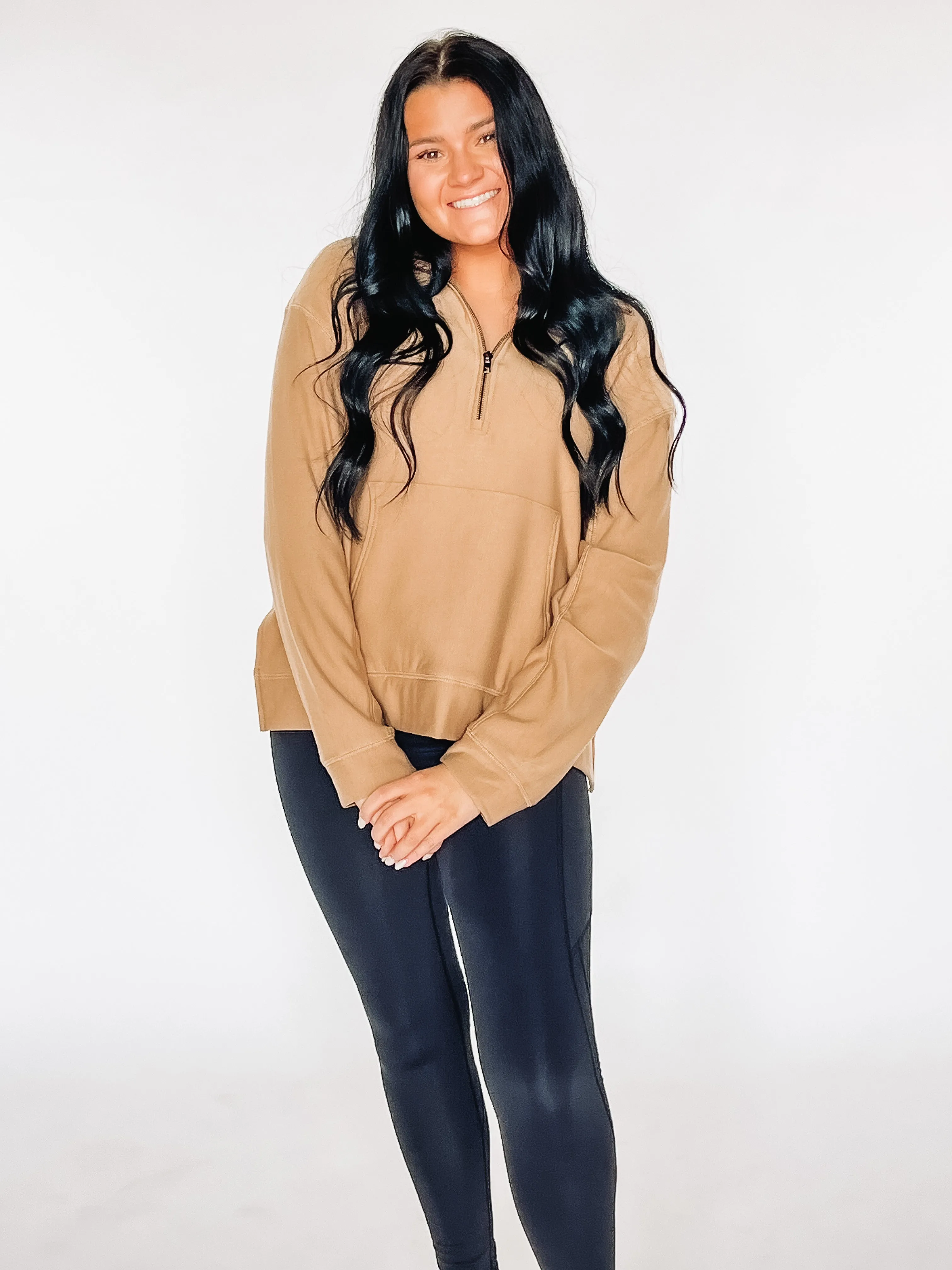 Weekend Vibes Half-zip Pullover