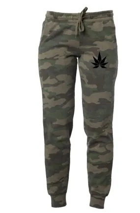 Womens Camo Wash Joggers
