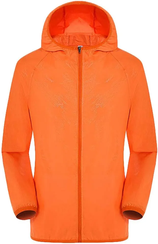 Ymosrh Women's Mens Flannel Jacket Men's Casual Jackets Windproof Ultra-Light Rainproof Windbreaker Top Winter