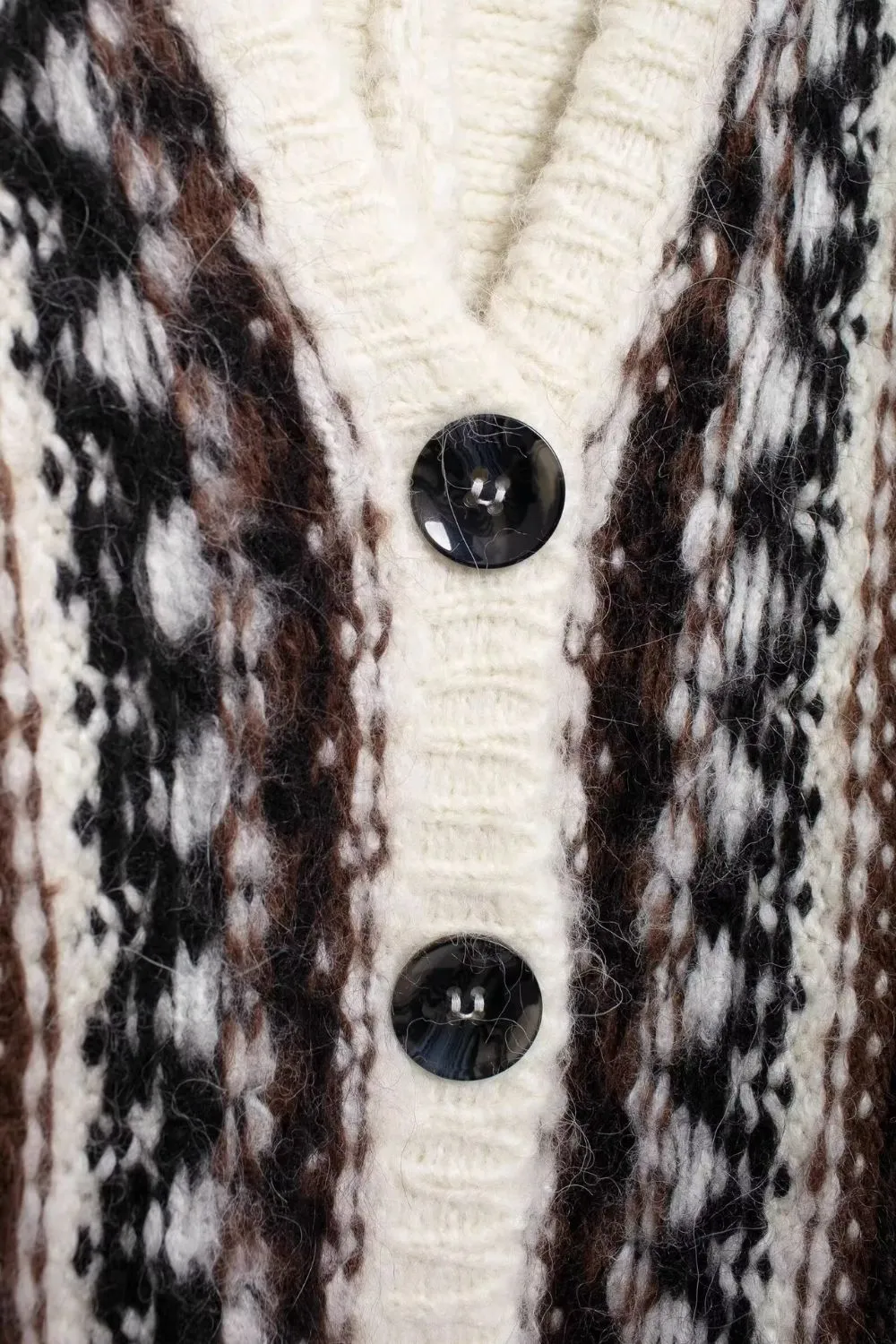 'Zoë' Versatile Jacquard Knit Loose Coat